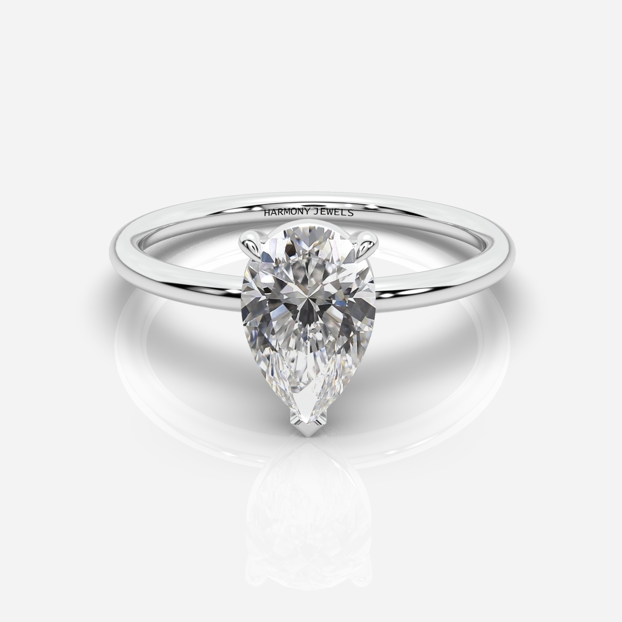 Juliette Solitaire Pear